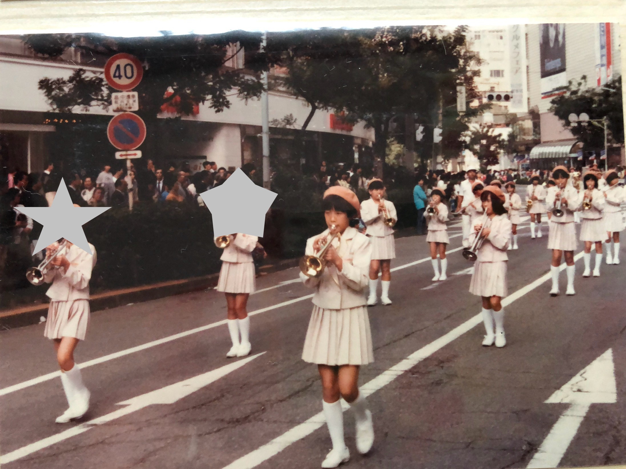 銀座パレードに出演した写真